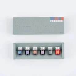 Hobonichi 2027 Accessories: Kakimori x TSUKI no IRO - Mini Ink Bottle Set (Jan-Jun)