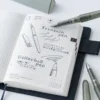 Hobonichi 2027 Accessories: Kakimori x TSUKI no IRO - Frost Fountain Pen (Extra Fine) - Hobonichi Techo Exclusive Color