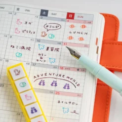 Hobonichi 2027 Accessories: Kodomo no Kao x Hobonichi - Pochitto6 Push-Button Stamp (Moomin)