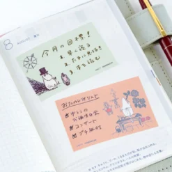 Hobonichi 2027 Accessories: Moomin - Sticky Note Roll (Moomin Family’s Island Life)
