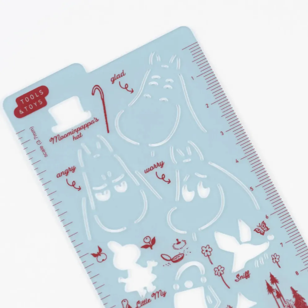 Hobonichi 2027 Accessories: Moomin - Hobonichi Stencil - Moomin