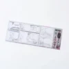Hobonichi 2026 Accessories: ONE PIECE Magazine - Sparkling Silver Sticky Notes (Old Guys)
