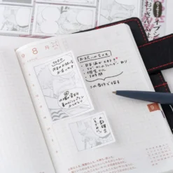 Hobonichi 2026 Accessories: ONE PIECE Magazine - Sparkling Silver Sticky Notes (Old Guys)