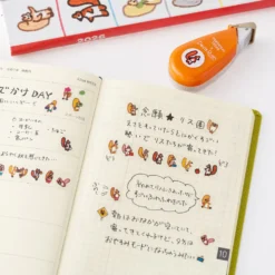 Hobonichi 2026 Accessories: Plus x Hobonichi Deco Rush - Squirrel Squadron by 100%ORANGE