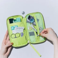 Hobonichi 2026 Accessories: Small Drawer Pouch (Aqua Lime)