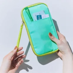 Hobonichi 2026 Accessories: Small Drawer Pouch (Aqua Lime)
