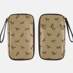 Hobonichi 2026 Accessories: Small Drawer Pouch (Bow & Tie - Galloping Horses)