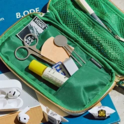 Hobonichi 2027 Accessories: Small Drawer Pouch (Bow & Tie - Sheep Sheep Sheep)