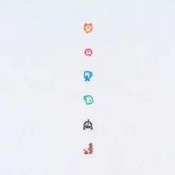 Hobonichi 2026 Accessories: Tamagotchi - Pochitto6 Push-Button Stamp