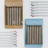 Hobonichi Accessories: TSUKI no IRO: Uniball One Set of 6 with Case