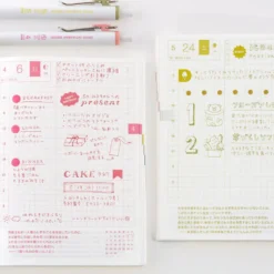Hobonichi Accessories: TSUKI no IRO: Uniball One Set of 6 with Case