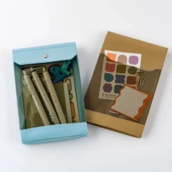 Hobonichi Accessories: TSUKI no IRO: Uniball One Set of 6 with Case