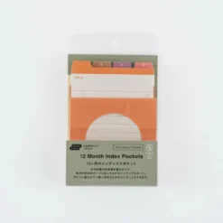 Hobonichi 2027 Accessories: TSUKI no IRO - 12 Month Index Pockets