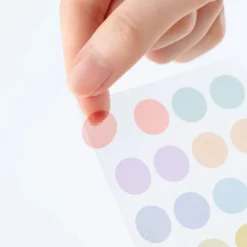 Hobonichi Accessories: TSUKI no IRO - Transparent Dot Stickers (6mm)