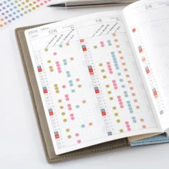 Hobonichi Accessories: TSUKI no IRO - Transparent Dot Stickers (6mm)