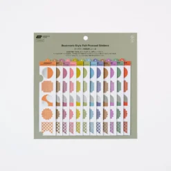 Hobonichi 2027 Accessories: TSUKI no IRO - Bookmark-Style Foil-Pressed Stickers