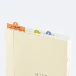 Hobonichi 2027 Accessories: TSUKI no IRO - Bookmark-Style Foil-Pressed Stickers