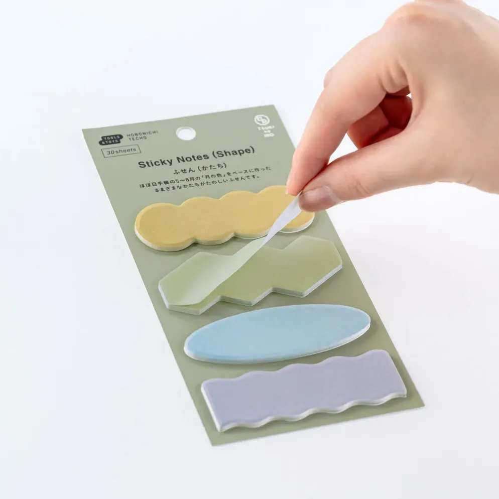 Hobonichi Accessories: TSUKI no IRO - Sticky Notes (Shape)