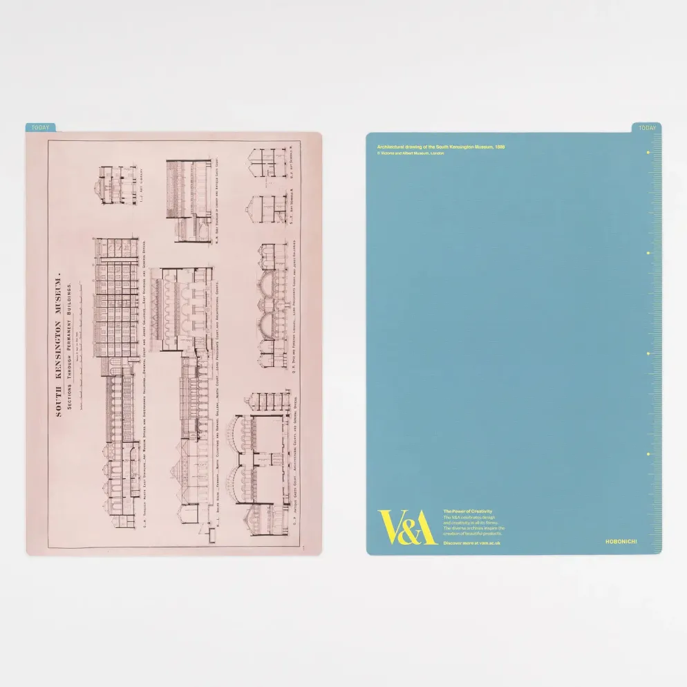 Hobonichi 2027 Accessories: V&A Series - Hobonichi Pencil Board for Weeks (Museum Stereographic Photograph)