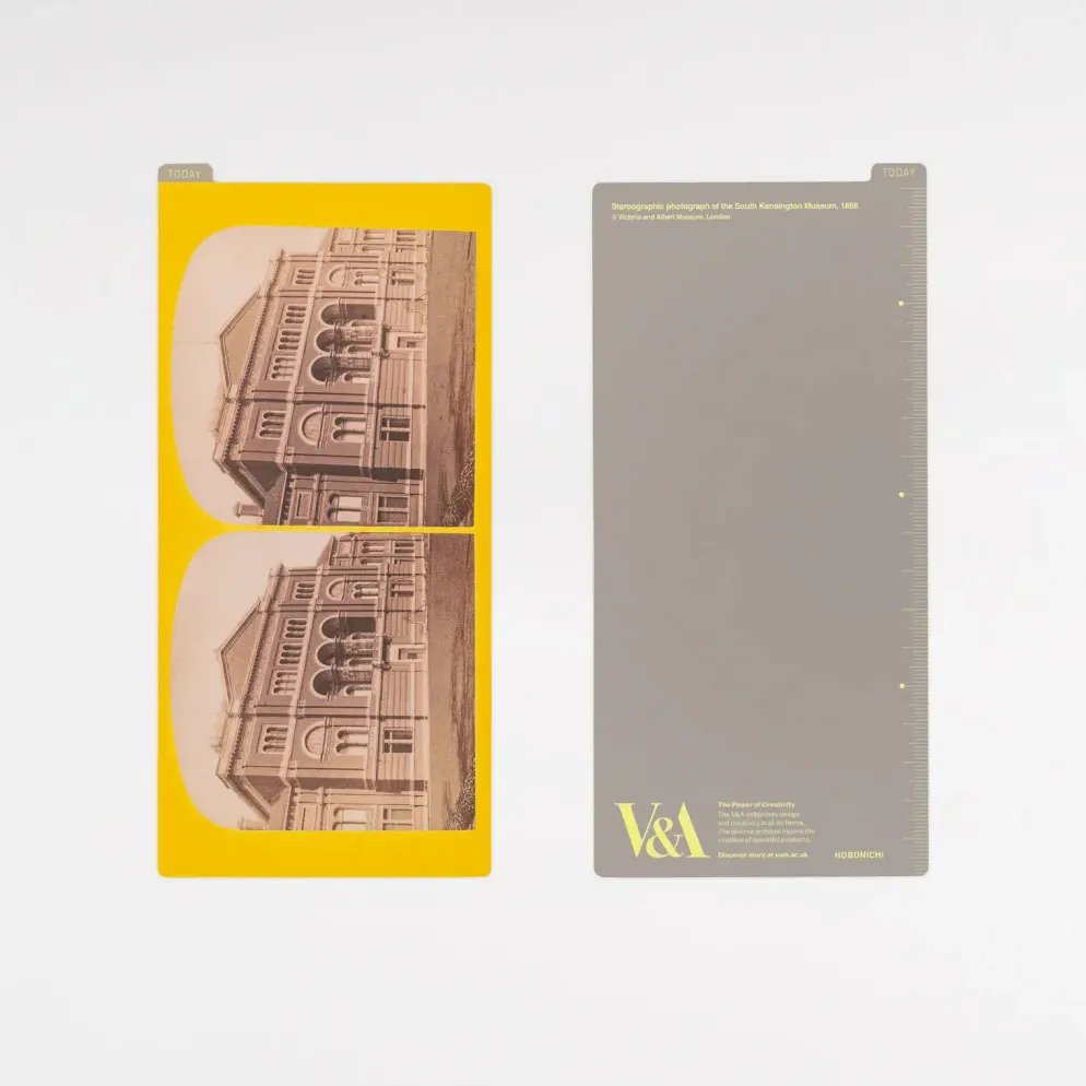 Hobonichi 2027 Accessories: V&A Series - Hobonichi Pencil Board for Weeks (Museum Stereographic Photograph)