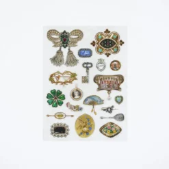 Hobonichi 2027 Accessories: V&A Series - Almost Actual-Size Jewellery Stickers