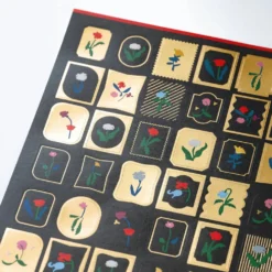 Hobonichi 2027 Accessories: Yoshie Watanabe - Foil-Stamped Stickers (Petit Bloom)