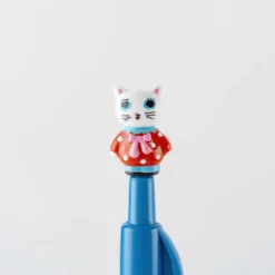 Hobonichi Accessories: Yumi Kitagishi - Ballpoint Pen (White Cat)
