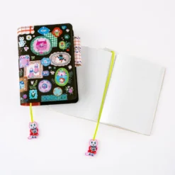 Hobonichi 2026 Accessories: Yumi Kitagishi - Embroidered Bookmark - White Cat