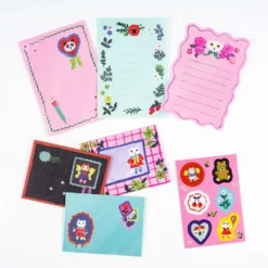 Hobonichi 2026 Accessories: Yumi Kitagishi - White Cat’s Mini Letter Set