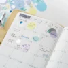 Hobonichi 2026 Accessories: Yuri Sanae - Layering Stickers (Forest Lake)