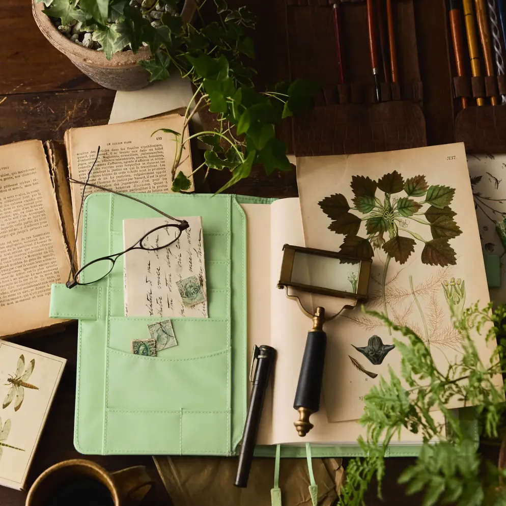 Hobonichi 2026 A5 Cousin Cover: Colors - Ivy Forest