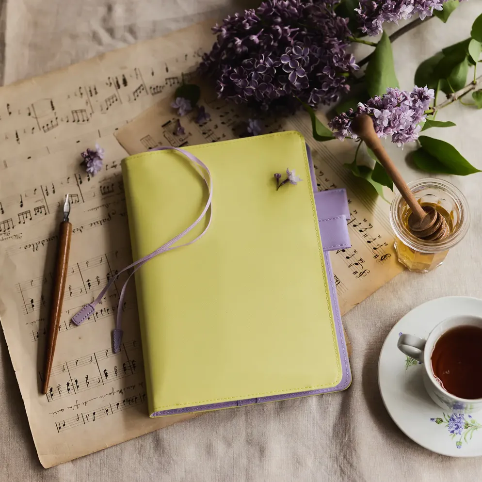Hobonichi 2026 A5 Cousin Cover: Colors - Honey Lilac
