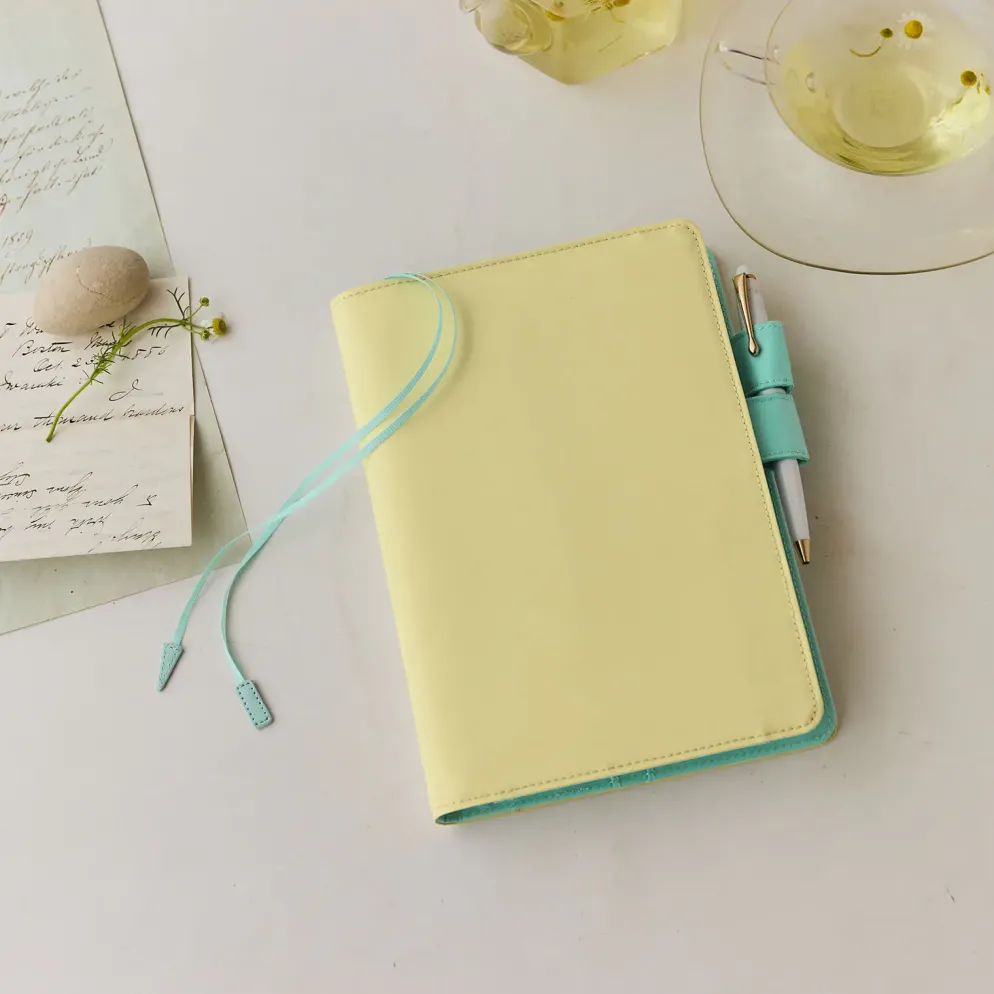 Hobonichi 2026 A5 Cousin Cover: Colors - Chamomile Mint