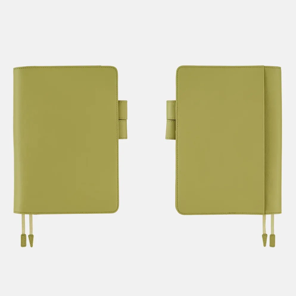 Hobonichi 2026 A5 Cousin Cover: Leather - Sage Green