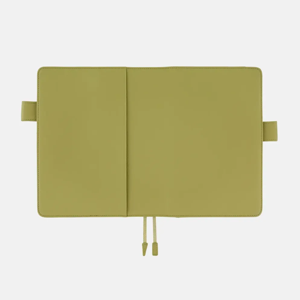 Hobonichi 2026 A5 Cousin Cover: Leather - Sage Green