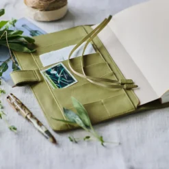 Hobonichi 2026 A5 Cousin Cover: Leather - Sage Green