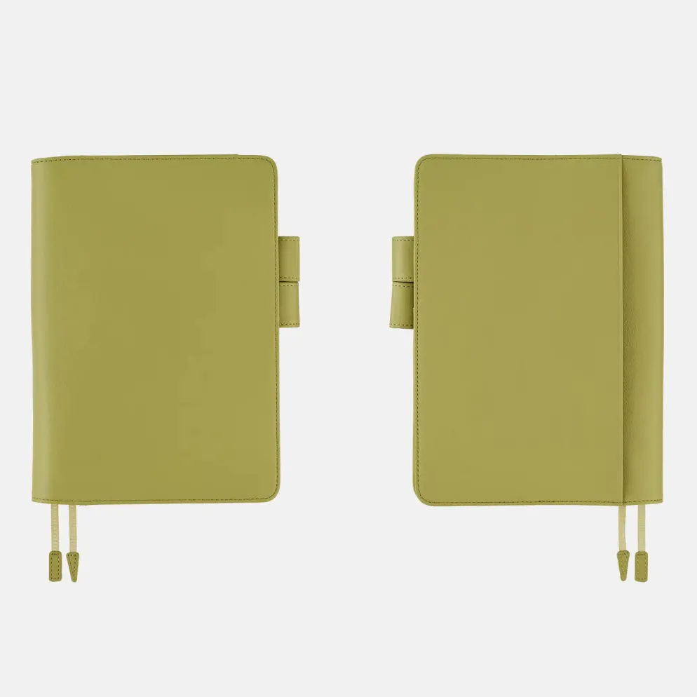 Hobonichi 2026 A5 Cousin Cover: Leather - Sage Green