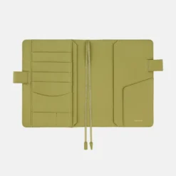 Hobonichi 2026 A5 Cousin Cover: Leather - Sage Green
