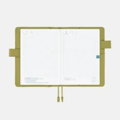 Hobonichi 2026 A5 Cousin Cover: Leather - Sage Green