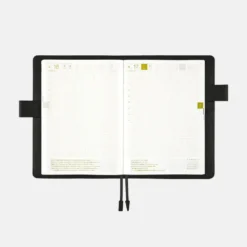 Hobonichi A5 Cousin Cover: Leather - TS Basic - Black