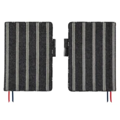 Hobonichi 2025 A5 Cousin Cover [Lined Fabric: Twill Navy x Gray]