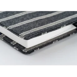 Hobonichi 2025 A5 Cousin Cover [Lined Fabric: Twill Navy x Gray]
