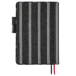 Hobonichi 2025 A5 Cousin Cover [Lined Fabric: Twill Navy x Gray]