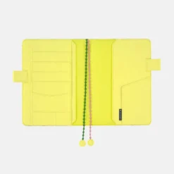 Hobonichi 2026 A5 Cousin Cover: minä perhonen - skyful (Yellow)