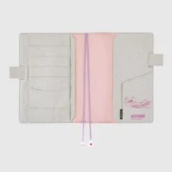 Hobonichi 2027 A5 Cousin Cover: Moomin - My Yard (Pink Gray)