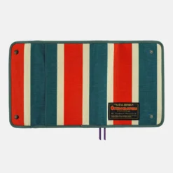 Hobonichi 2027 A5 Cousin Cover: Natal Design - Hello New Day! (Retro Stripe)