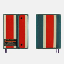 Hobonichi 2027 A5 Cousin Cover: Natal Design - Hello New Day! (Retro Stripe)