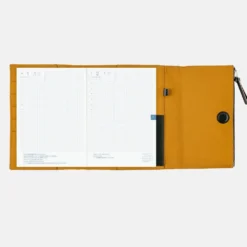 Hobonichi A5 Cousin Cover: Tragen - Mustard