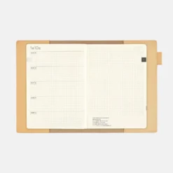 Hobonichi A5 Large 5-Year Techo Leather Cover (Natural)