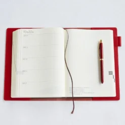 Hobonichi A5 Large 5-Year Techo Leather Cover (Red)